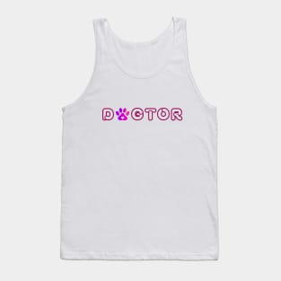 Dogtor, Vet, Veterinarian Tank Top